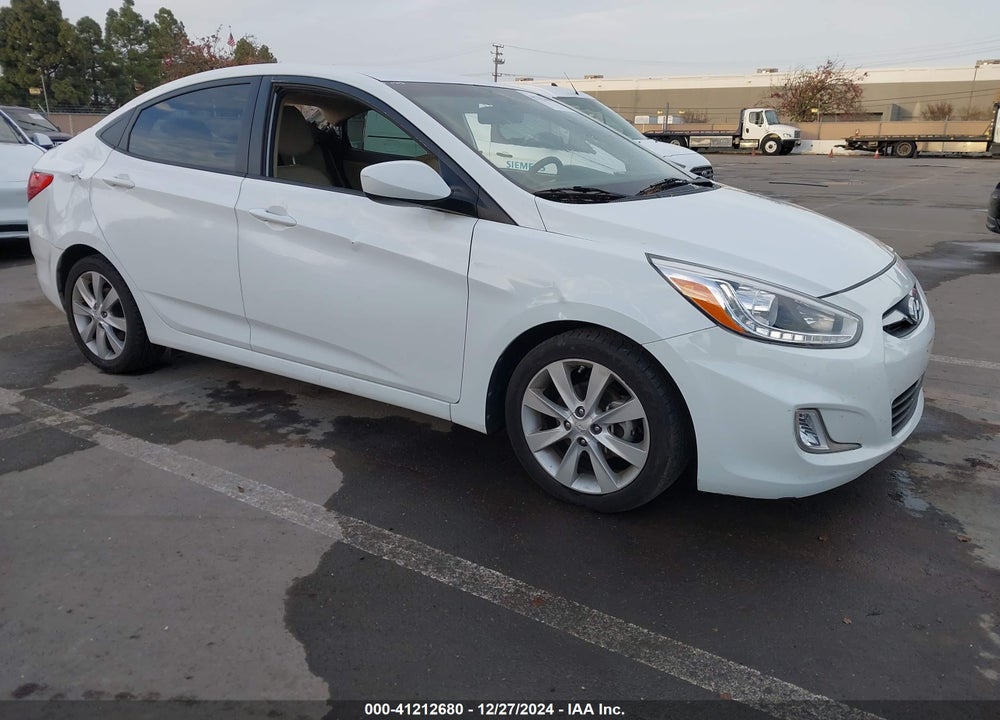 2014 HYUNDAI ACCENT GLS VIN: KMHCU4AE8EU747926