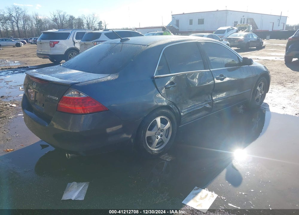 2007 HONDA ACCORD HYBRID VIN: JHMCN36417C002583