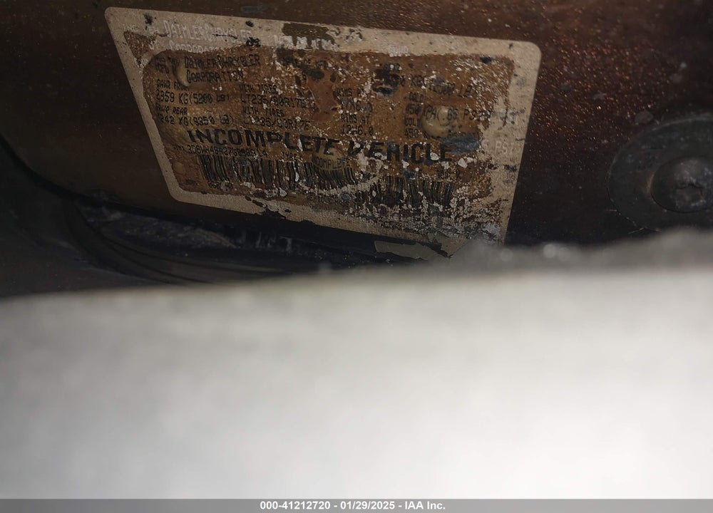 2007 DODGE RAM 3500 HD CHASSIS ST/SLT/LARAMIE VIN: 3D6WH48A27G838814