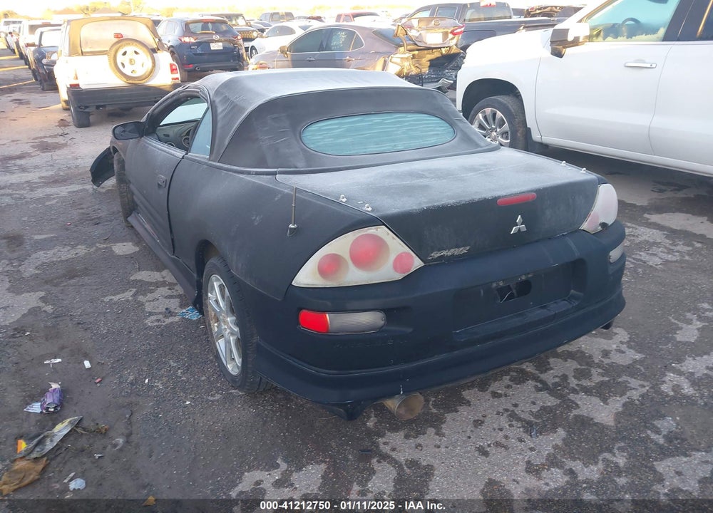2002 MITSUBISHI ECLIPSE SPYDER GT VIN: 4A3AE85H02E089087