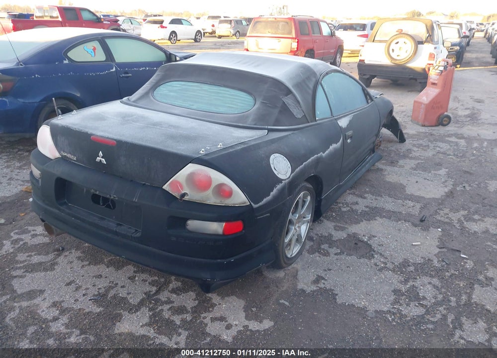 2002 MITSUBISHI ECLIPSE SPYDER GT VIN: 4A3AE85H02E089087
