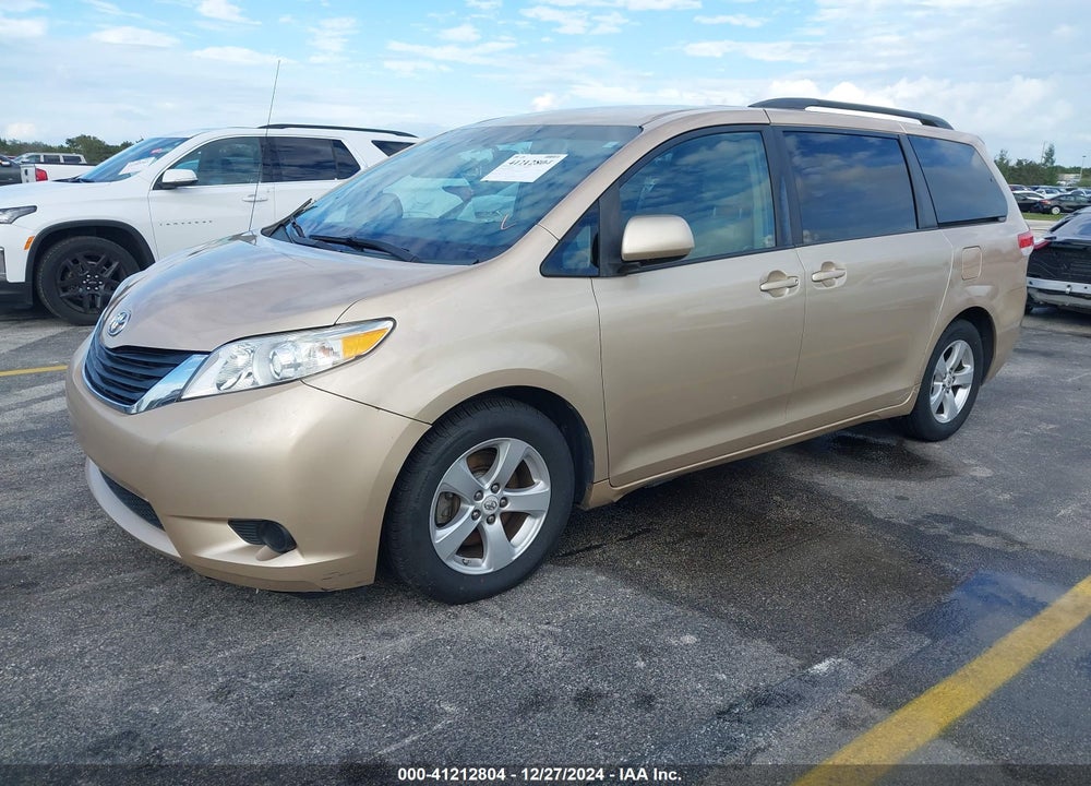 2011 TOYOTA SIENNA LE V6 VIN: 5TDKK3DC0BS052737