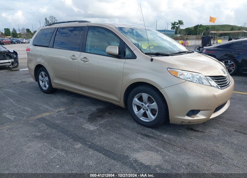 2011 TOYOTA SIENNA LE V6 VIN: 5TDKK3DC0BS052737