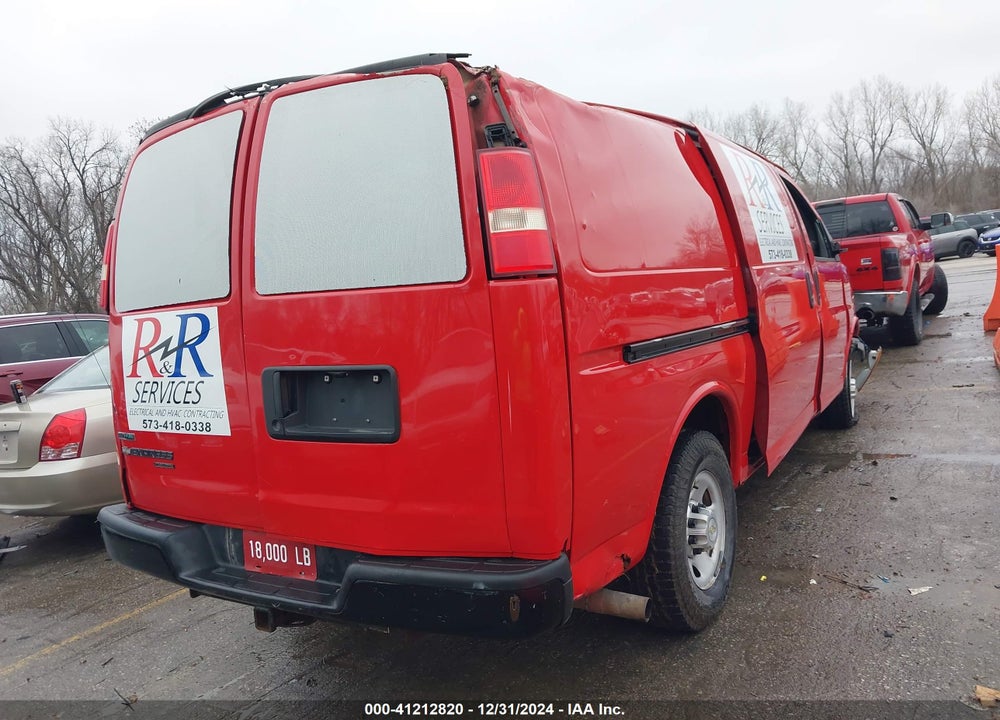 2012 CHEVROLET EXPRESS 3500 WORK VAN VIN: 1GCZGTCA8C1123021