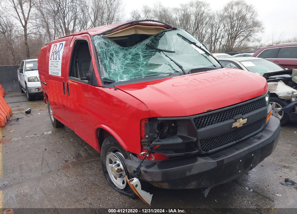 2012 CHEVROLET EXPRESS 3500 WORK VAN VIN: 1GCZGTCA8C1123021