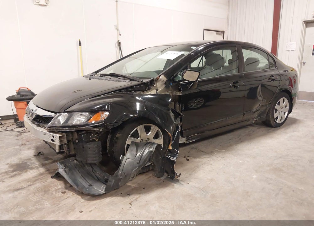 2011 HONDA CIVIC LX VIN: 19XFA1F57BE028307