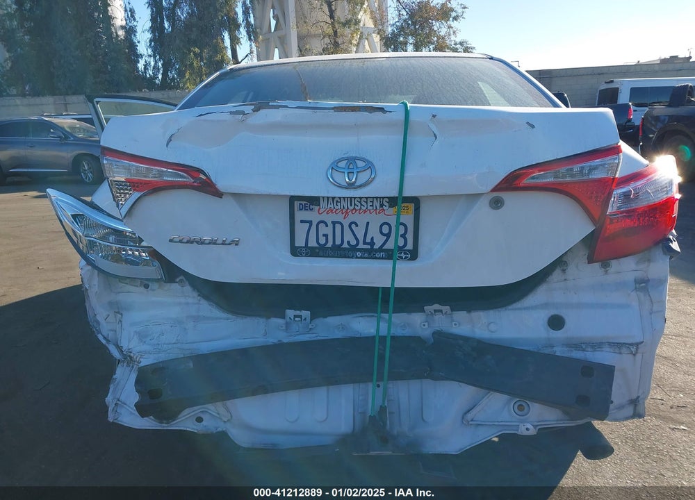 2015 TOYOTA COROLLA L VIN: 5YFBURHE8FP230112
