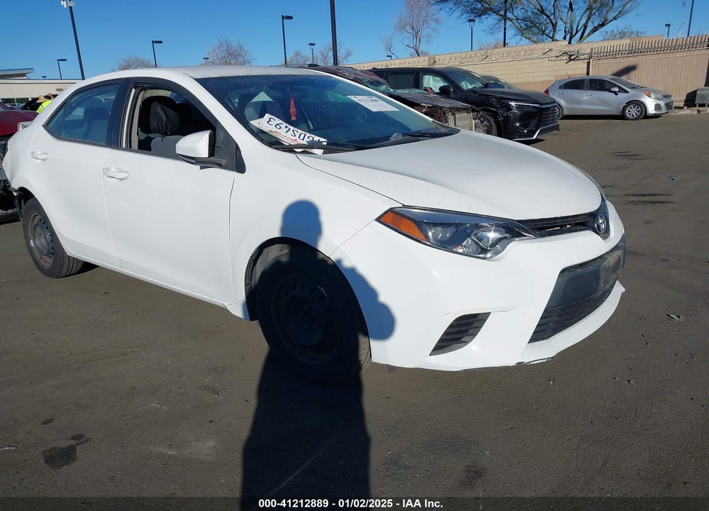 2015 TOYOTA COROLLA L VIN: 5YFBURHE8FP230112