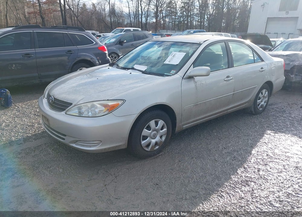 2002 TOYOTA CAMRY LE VIN: 4T1BE32K42U513897