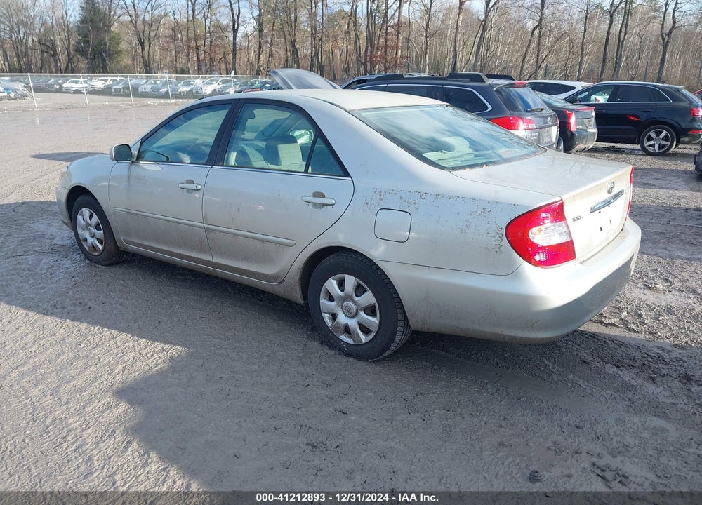 2002 TOYOTA CAMRY LE VIN: 4T1BE32K42U513897