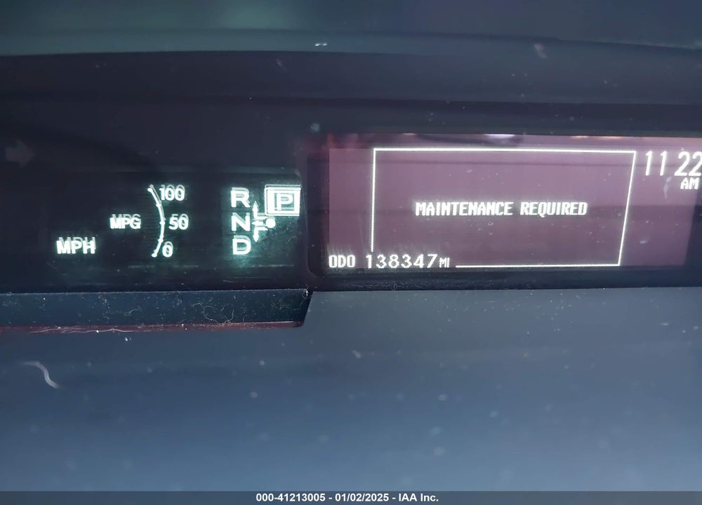 2013 TOYOTA PRIUS TWO VIN: JTDKN3DU1D1645930