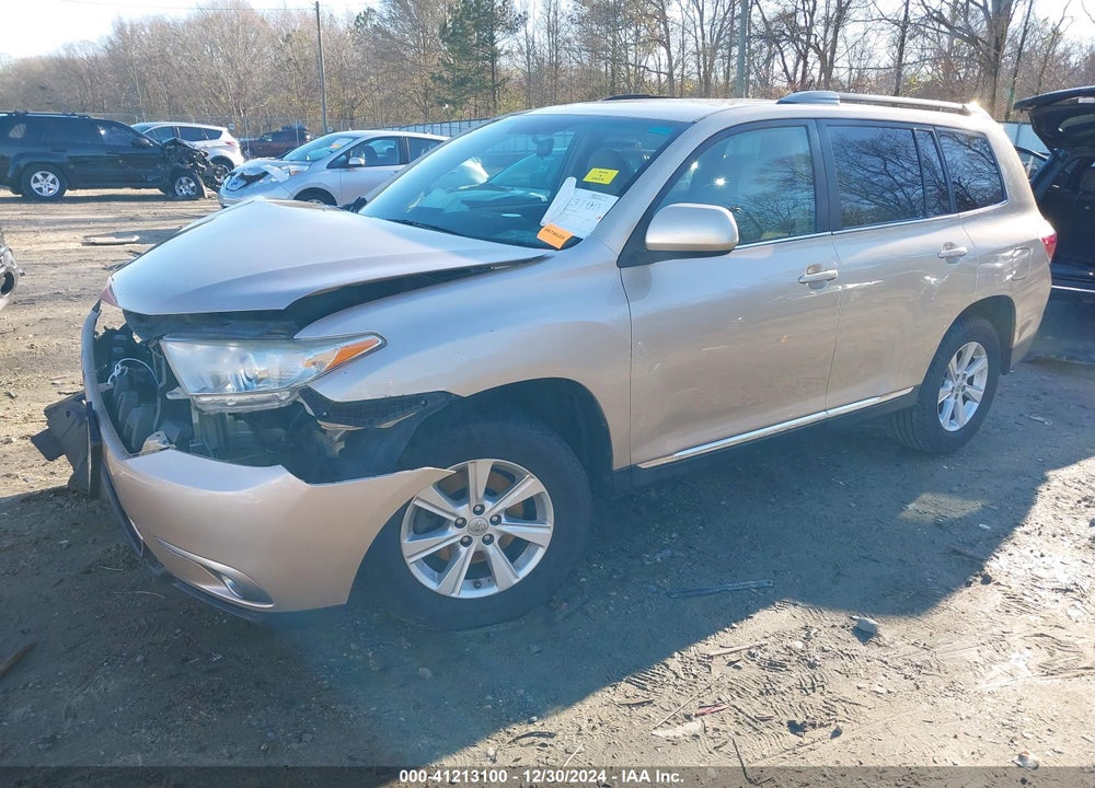 2012 TOYOTA HIGHLANDER SE VIN: 5TDZK3EH4CS052427
