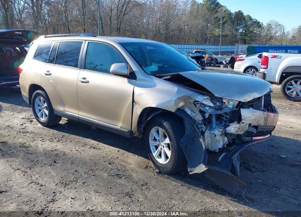 2012 TOYOTA HIGHLANDER SE VIN: 5TDZK3EH4CS052427
