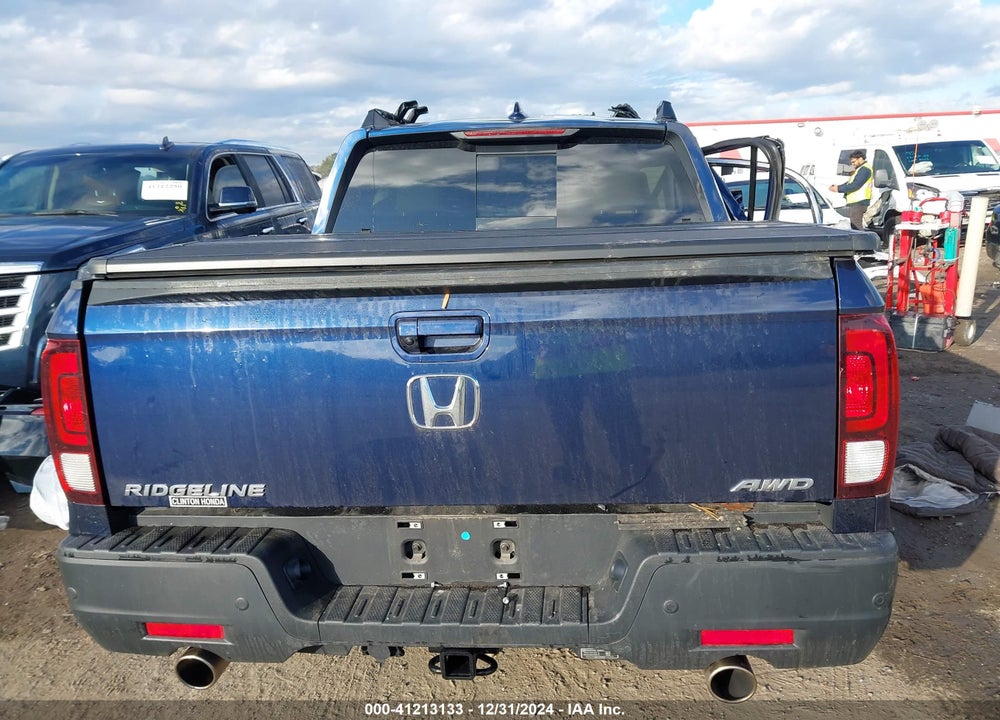2022 HONDA RIDGELINE RTL VIN: 5FPYK3F7XNB029931