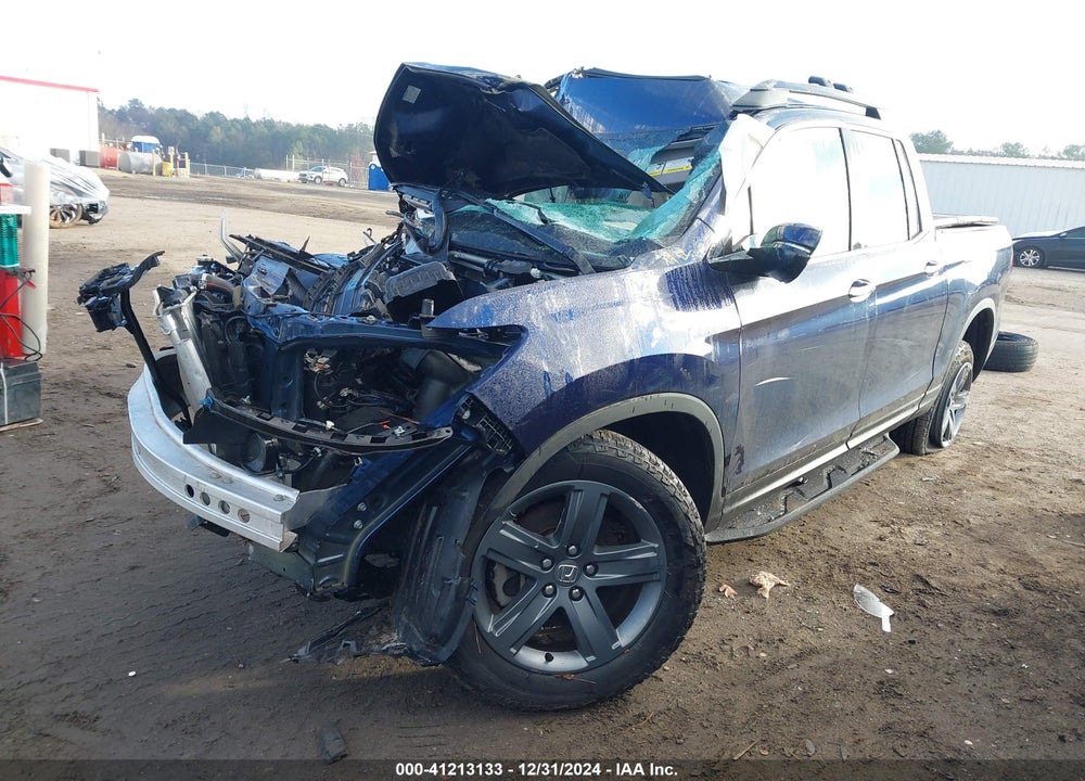 2022 HONDA RIDGELINE RTL VIN: 5FPYK3F7XNB029931