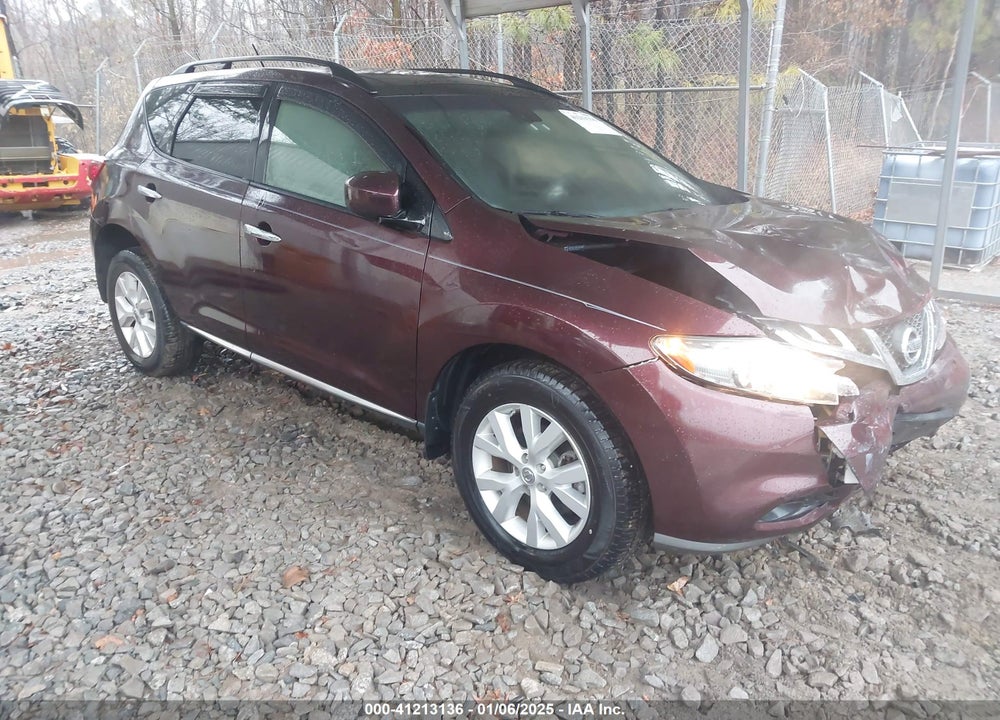 2014 NISSAN MURANO SL VIN: JN8AZ1MW1EW509019