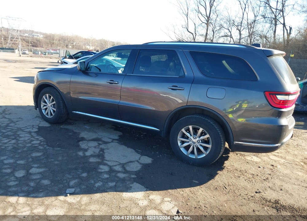 2016 DODGE DURANGO SXT VIN: 1C4RDJAG7GC484996