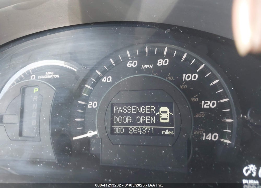 2007 TOYOTA CAMRY HYBRID VIN: 4T1BB46K87U012026
