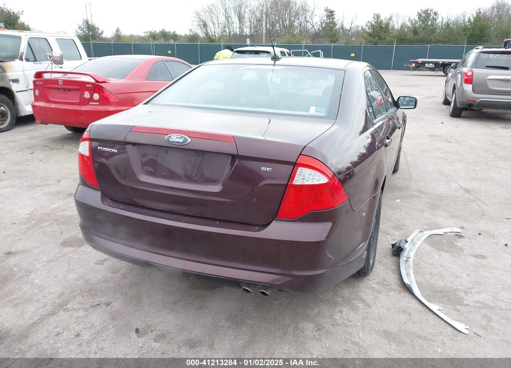 2011 FORD FUSION SE VIN: 3FAHP0HA1BR309318