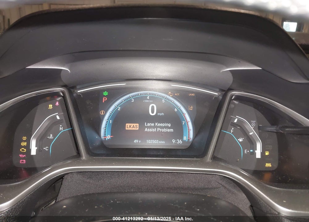 2021 HONDA CIVIC VIN: 19XFC1F38ME001693