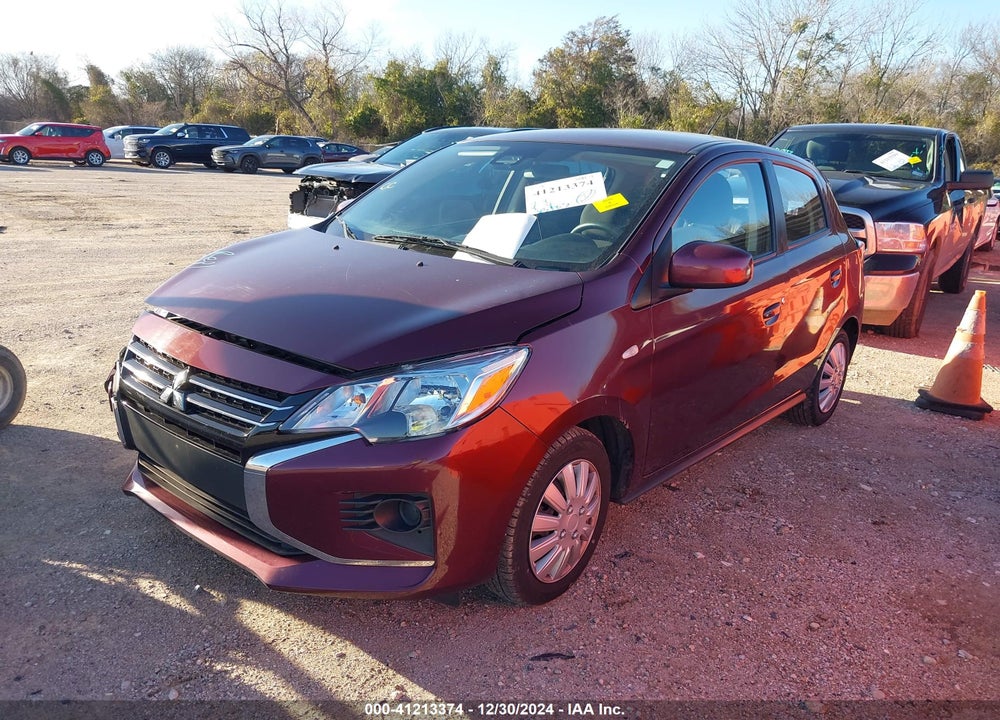 2021 MITSUBISHI MIRAGE ES/LE/CARBONITE EDITION VIN: ML32AUHJ1MH009200