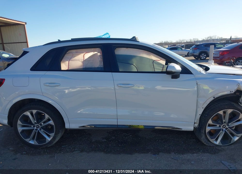 2021 AUDI Q3 PREMIUM 45 TFSI S LINE QUATTRO TIPTRONIC VIN: WA1DECF33M1053307