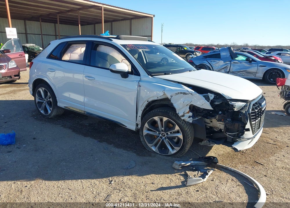 2021 AUDI Q3 PREMIUM 45 TFSI S LINE QUATTRO TIPTRONIC VIN: WA1DECF33M1053307
