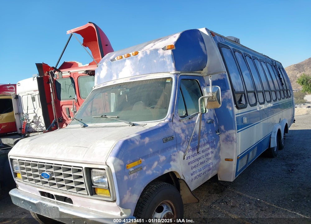 1991 FORD ECONOLINE E350 CUTAWAY VAN VIN: 1FDKE30G8MHB05980