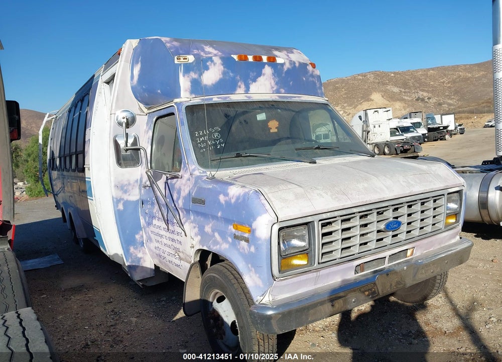 1991 FORD ECONOLINE E350 CUTAWAY VAN VIN: 1FDKE30G8MHB05980