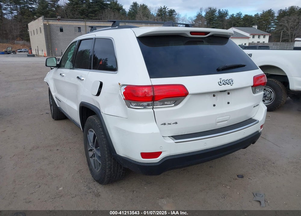 2017 JEEP GRAND CHEROKEE LIMITED 4X4 VIN: 1C4RJFBG6HC863784