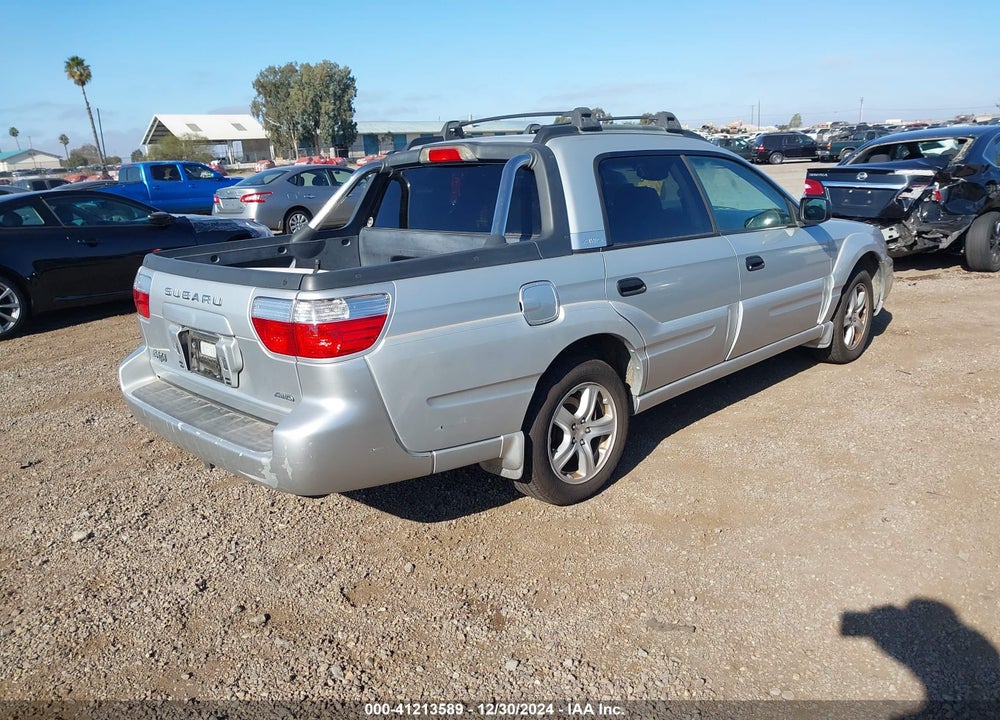 2005 SUBARU BAJA SPORT VIN: 4S4BT62C557105198
