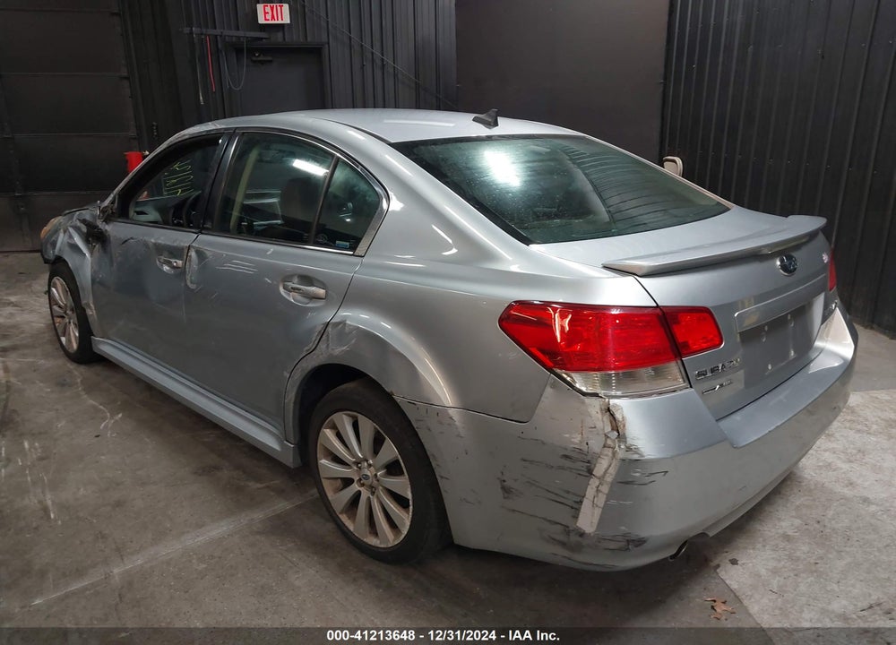 2012 SUBARU LEGACY VIN: 4S3BMBL62C3037045