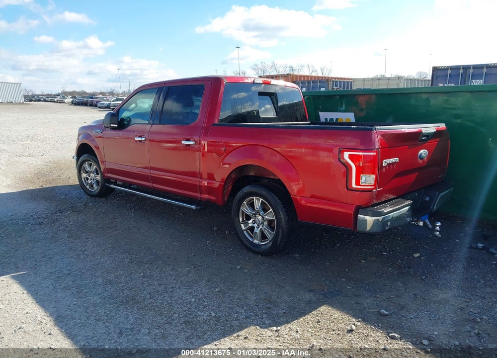 2015 FORD F-150 VIN: 1FTEW1C80FKD13252
