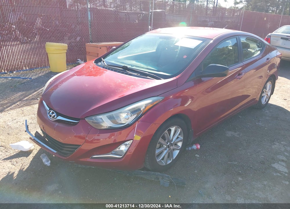 2014 HYUNDAI ELANTRA SE VIN: 5NPDH4AE0EH537151