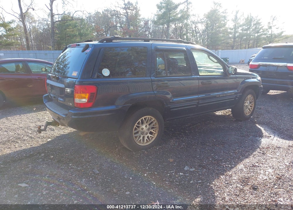 2002 JEEP GRAND CHEROKEE LAREDO VIN: 1J4GW48N82C280802