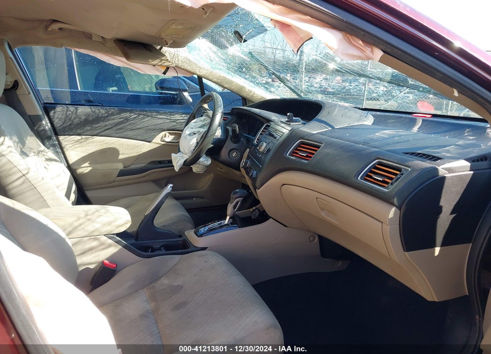 2015 HONDA CIVIC LX VIN: 19XFB2F50FE277881
