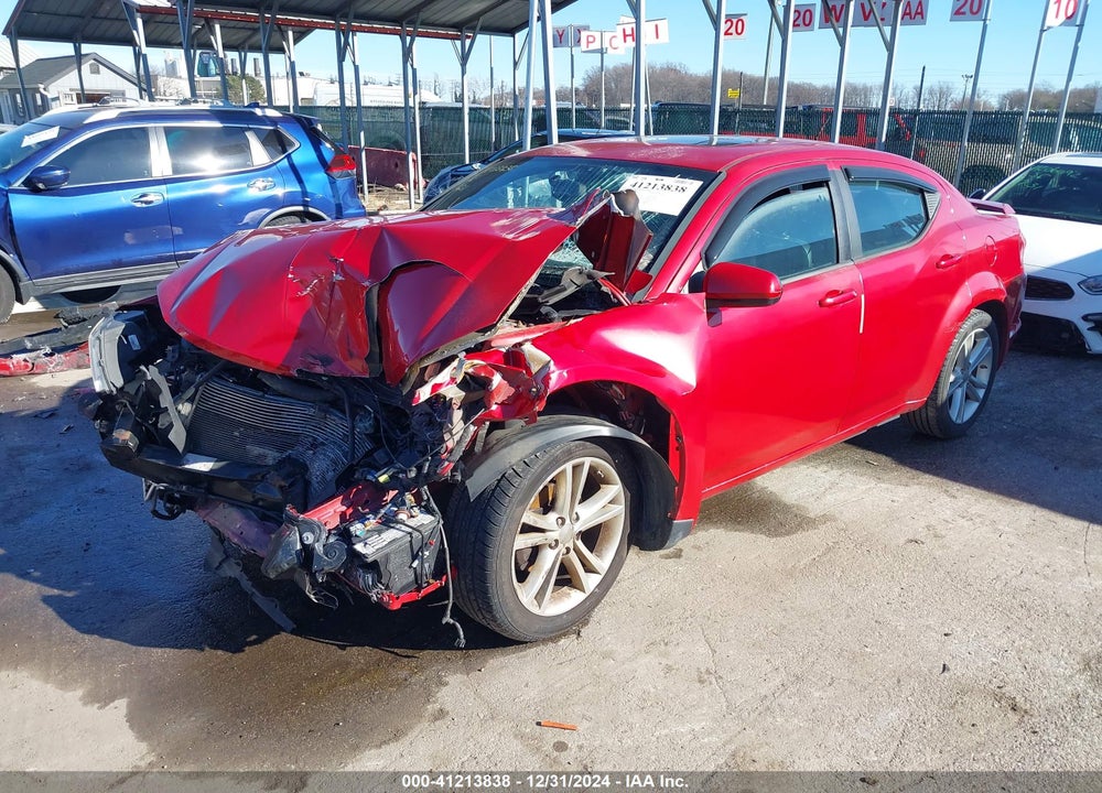 2014 DODGE AVENGER SXT VIN: 1C3CDZCB9EN237538