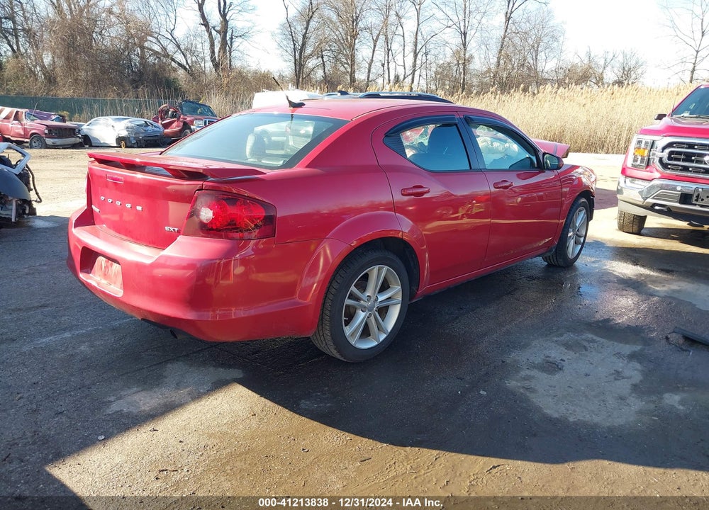 2014 DODGE AVENGER SXT VIN: 1C3CDZCB9EN237538