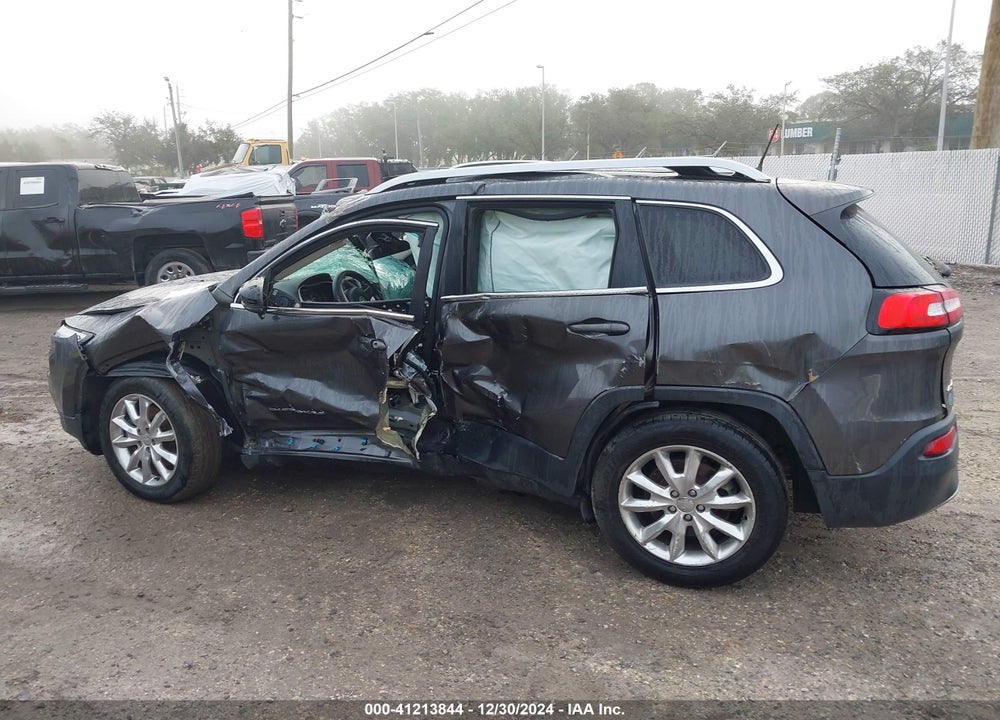 2016 JEEP CHEROKEE LIMITED VIN: 1C4PJMDB3GW206225