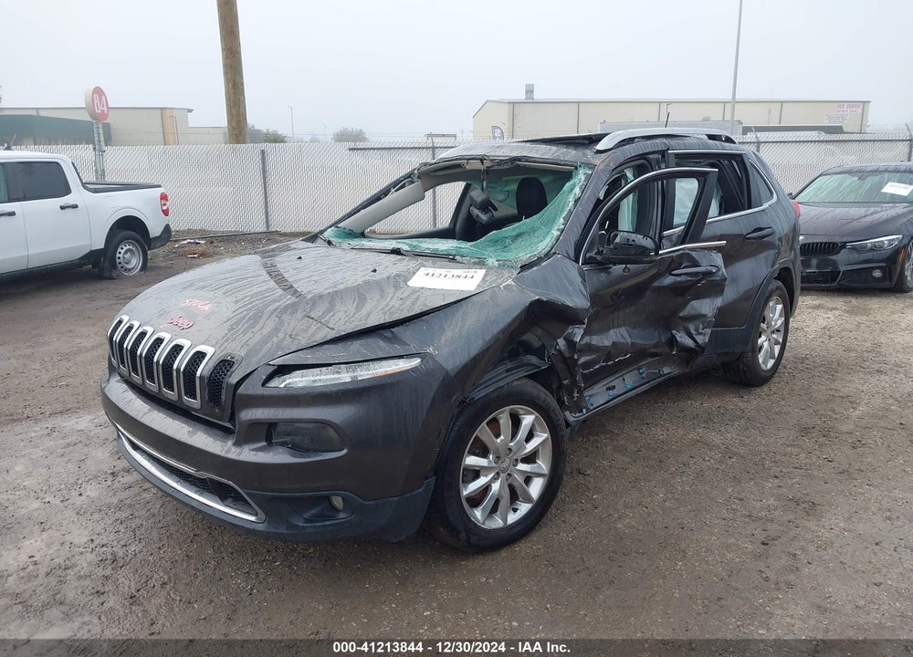 2016 JEEP CHEROKEE LIMITED VIN: 1C4PJMDB3GW206225