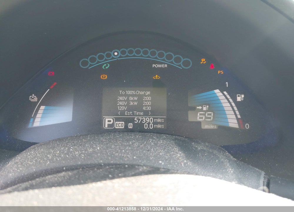 2016 NISSAN LEAF S VIN: 1N4AZ0CP7GC304007