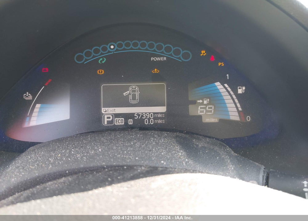 2016 NISSAN LEAF S VIN: 1N4AZ0CP7GC304007