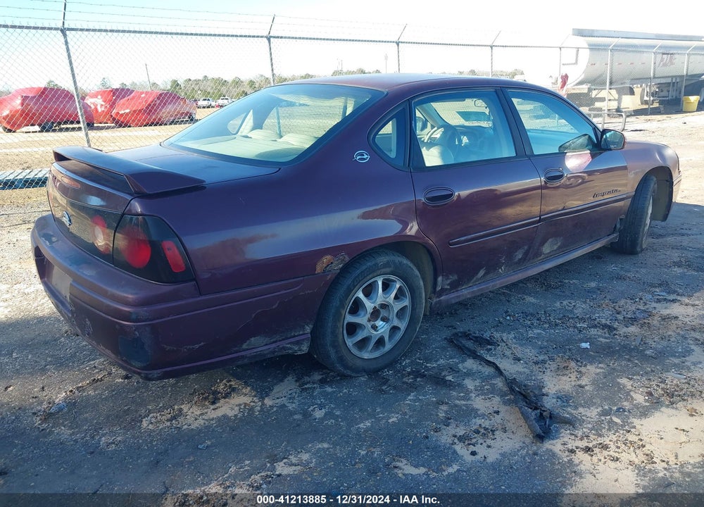 2004 CHEVROLET IMPALA LS VIN: 2G1WH52K849379655