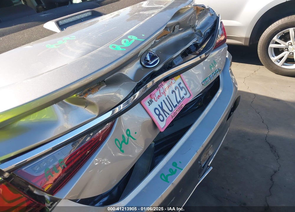 2019 LEXUS ES 300H VIN: 58AB21B13KU001514