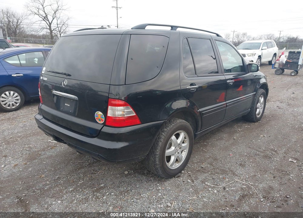 2005 MERCEDES-BENZ ML 500 4MATIC VIN: 4JGAB75E75A562549