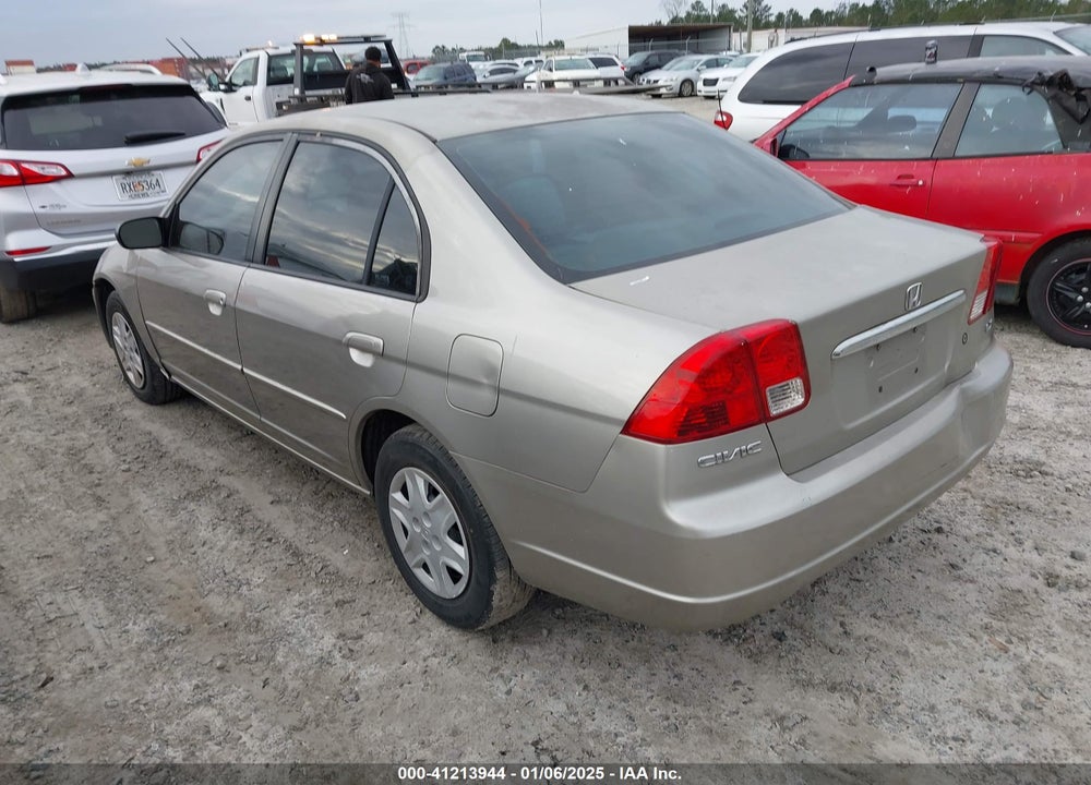 2003 HONDA CIVIC LX VIN: 2HGES16583H621867