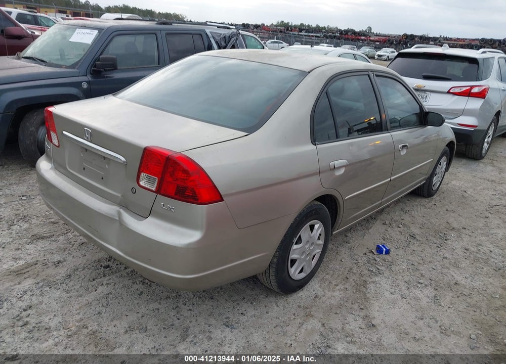 2003 HONDA CIVIC LX VIN: 2HGES16583H621867