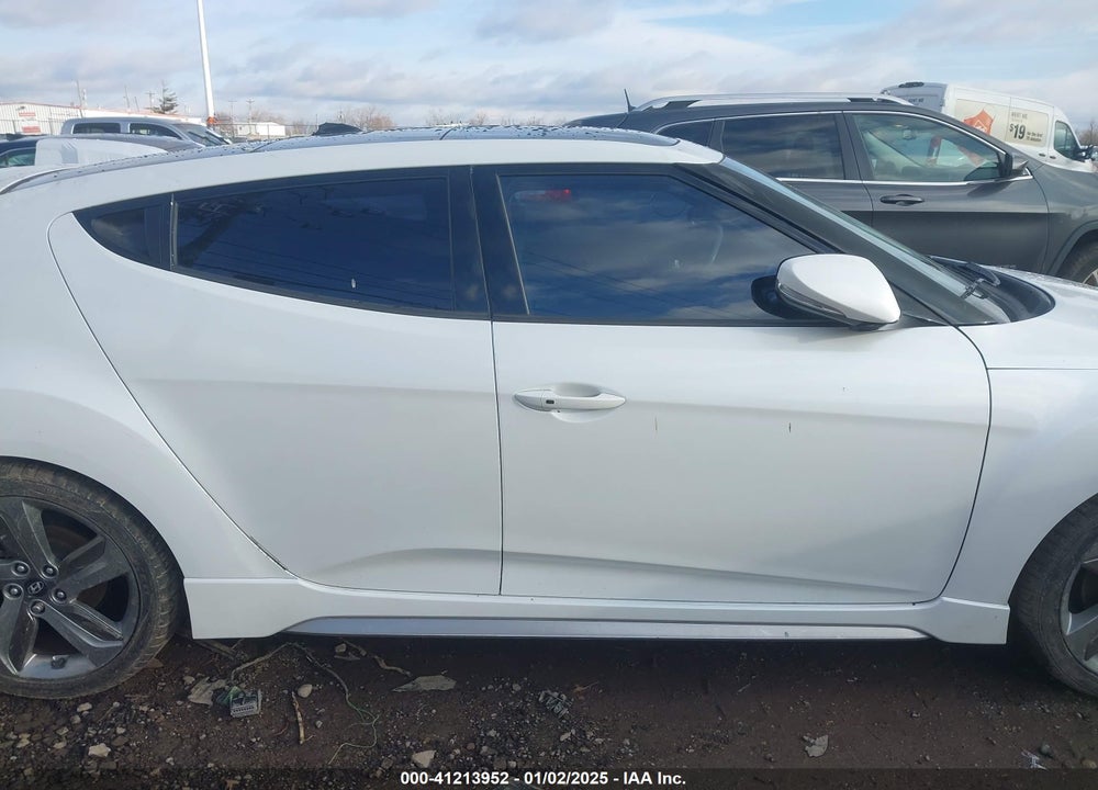 2013 HYUNDAI VELOSTER TURBO W/BLACK VIN: KMHTC6AE2DU119695