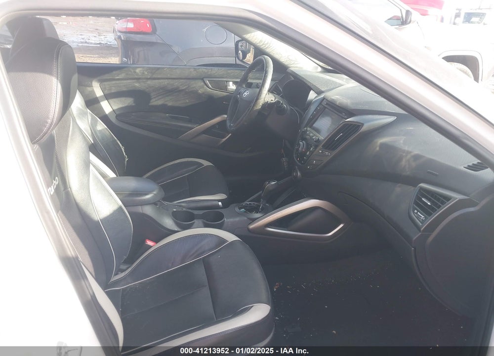 2013 HYUNDAI VELOSTER TURBO W/BLACK VIN: KMHTC6AE2DU119695