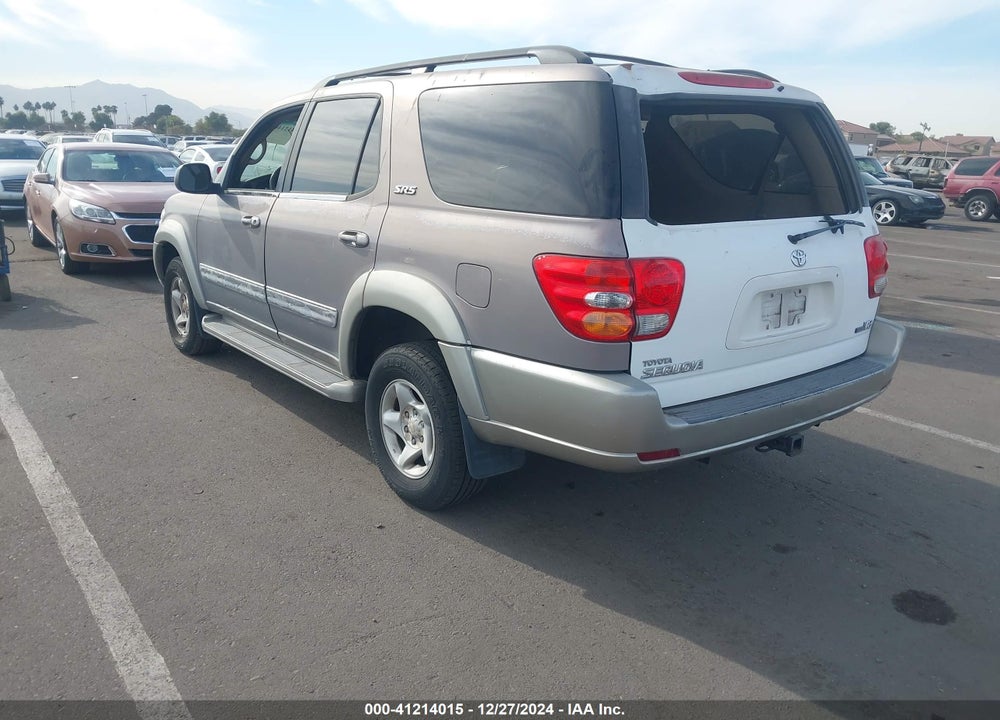 2002 TOYOTA SEQUOIA SR5 VIN: 5TDZT34AX2S086579